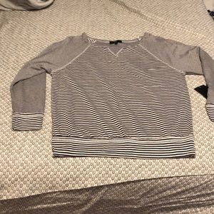 Tart Denton striped raglan knit top